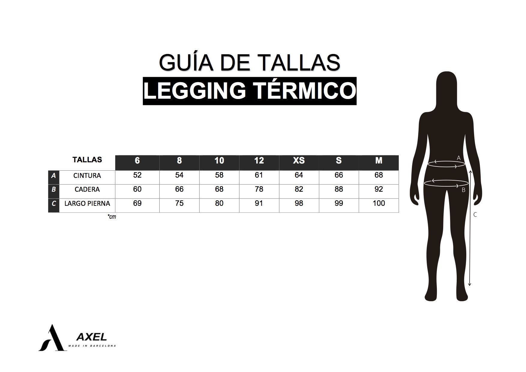 BASIC THERMAL LEGGING WITH STIRRUP BLACK